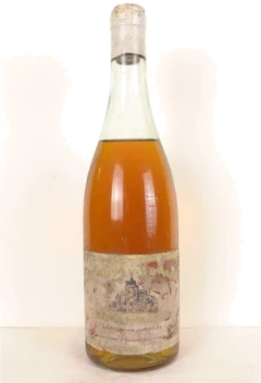 photo Années 50 Bonnezeaux André Poirier Étiquette à Peine Lisible Non Millésimé Années 1950 à 1960 Moelleux Loire Anjou