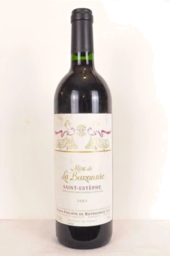 photo 2003 Saint-Estèphe Mise de la Baronnie Baron Philippe de Rothschild Rouge Bordeaux
