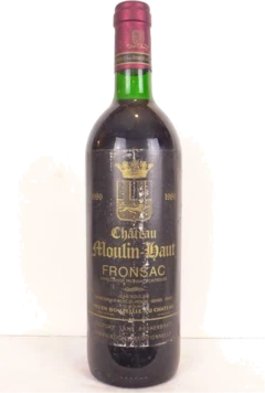 photo 1989 Fronsac Château Moulin-Haut Rouge Bordeaux