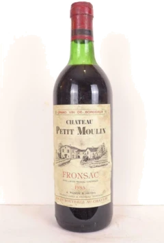 photo 1985 Fronsac Château Petit Moulin Rouge Bordeaux