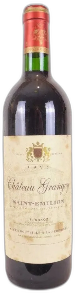 photo 1995 Saint-Émilion Château Grangey Rouge Bordeaux