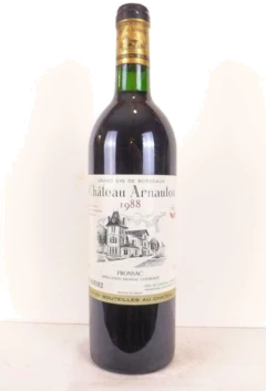 photo 1988 Fronsac Château Arnauton Rouge Bordeaux