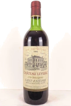 photo 1979 Saint-Estèphe Château Leyssac Cru Bourgeois Rouge Bordeaux