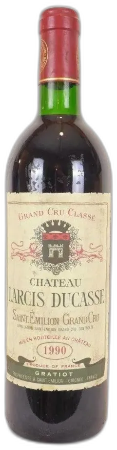 photo 1990 Saint-Émilion Château Larcis Ducasse Grand Cru Classé Rouge Bordeaux