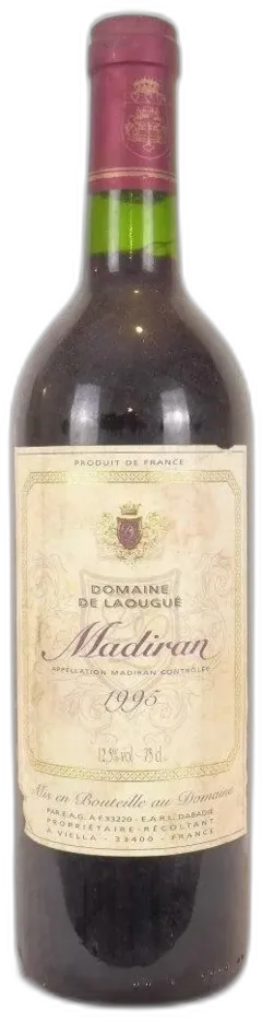 photo 1995 Madiran Domaine de Laougné Rouge Sud-Ouest