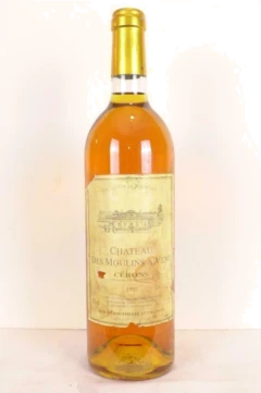 photo 1997 Cérons Château des Moulins à Vent Étiquette Abîmée) Liquoreux Bordeaux