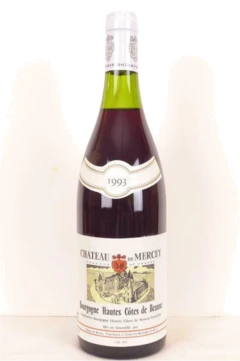 photo 1993 Hautes Côtes de Beaune Château de Mercey Rouge Bourgogne