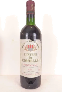 photo 1985 Fronsac Château la Cornelle Accro Étiquette) Rouge Bordeaux