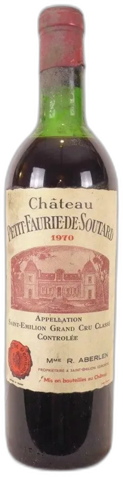 photo 1970 Saint-Émilion Château Petit-Faurie-de-Soutard Grand Cru Classé Rouge Bordeaux