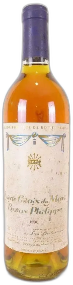 photo 1990 Sainte-Croix du Mont Baron Philippe de Rothschild Liquoreux Bordeaux