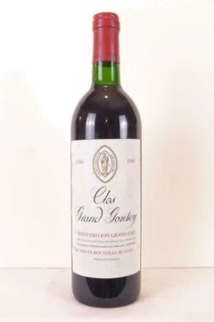 photo 1986 Saint-Émilion Clos Grand Gontey Grand Cru Rouge Bordeaux