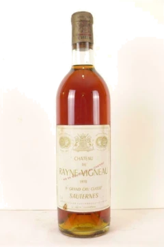 photo 1970 Sauternes Château de Rayne Vigneau Grand Cru Classé Liquoreux Bordeaux