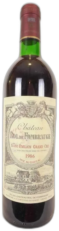 photo 1986 Saint-Émilion Château Rol de Fombrauge Grand Cru Rouge Bordeaux