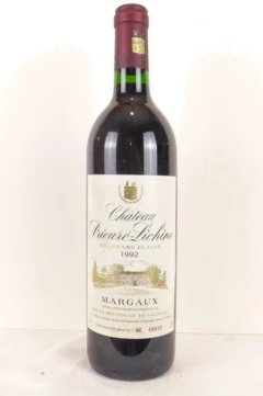 photo 1992 Margaux Château Prieuré-Lichine Grand Cru Classé Rouge Bordeaux