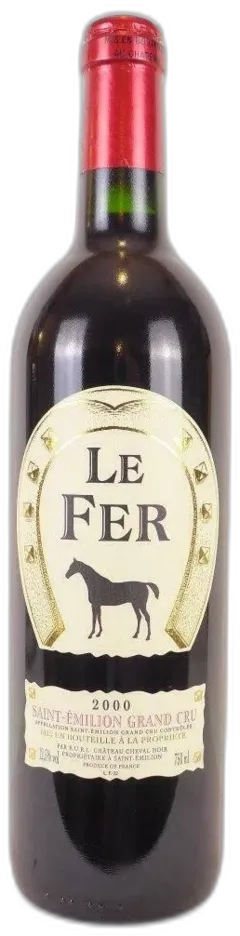 photo 2000 Saint-Émilion le Fer Grand Cru Rouge Bordeaux