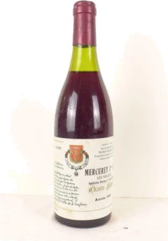 photo 1993 Mercurey Michel Raquillet Premier Cru les Vellées Chante Fluté Rouge Bourgogne