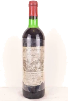 photo 1976 Pessac-Léognan Château Carbonnieux Grand Cru Classé Rouge Bordeaux