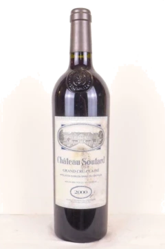 photo 2000 Saint-Émilion Château Soutard Grand Cru Classé Étiquette Sale) Rouge Bordeaux