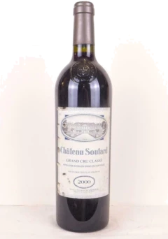 photo 2000 Saint-Émilion Château Soutard Grand Cru Classé Accro Étiquette) Rouge Bordeaux