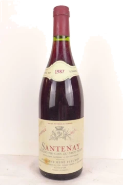 photo 1987 Santenay René Fleurot Premier Cru Clos du Passe Temps Monopole Rouge Bourgogne