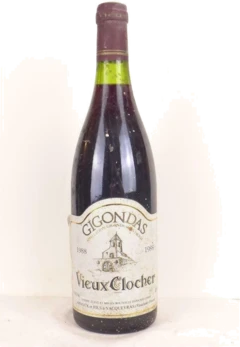 photo 1988 Gigondas Arnoux et Fils Vieux Clocher Rouge Rhône