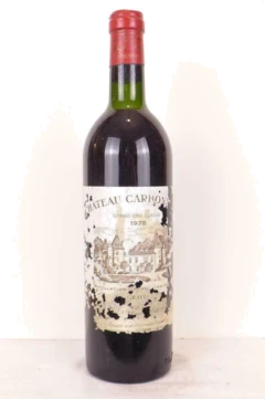 photo 1978 Pessac-Léognan Château Carbonnieux Grand Cru Classé Étiquette Très Abîmée) Rouge Bordeaux