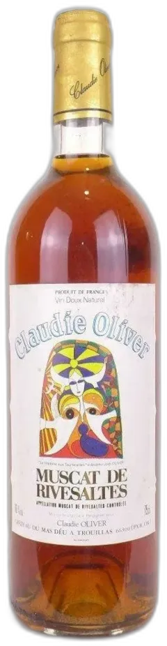 photo Années 80 Muscat de Rivesaltes Claudie Olivier Château du Mas Déu Années 1980 à 1990 vd Blanc Roussillon