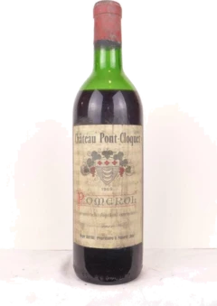 photo 1969 Pomerol Château Pont-Cloquet Capsule Abîmée) Rouge Bordeaux