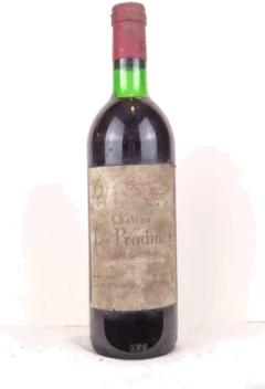 photo 1978 Saint-Estèphe Château les Pradines Rouge Bordeaux