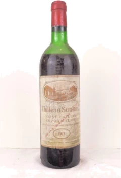 photo 1978 Saint-Émilion Château Soutard Grand Cru Classé Rouge Bordeaux