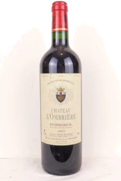photo 2005 Pomerol Château l’Ombrière Rouge Bordeaux