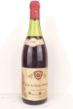 photo 1966 Côte de Nuits Villages Veuve Genin b2 Rouge Bourgogne