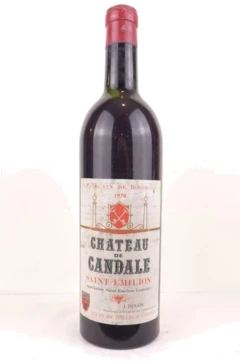 photo 1970 Saint-Émilion Château de Candale Rouge Bordeaux