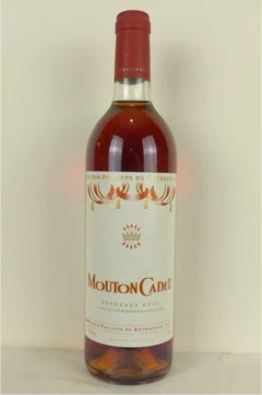 photo Années 90 Bordeaux Mouton Cadet Non Millésimé Années 1990 à 2000 Rosé Bordeaux