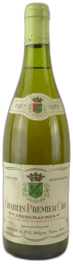 photo 1987 Chablis Lamblin et Fils Premier Cru Fourchaumes Blanc Bourgogne