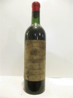 photo 1957 Saint-Estèphe Theillassoubre et Fils Étiquette Sale) Rouge Bordeaux