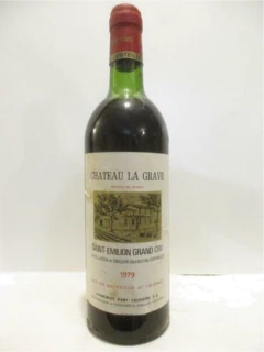 photo 1979 Saint-Émilion Château la Grave Grand Cru Rouge Bordeaux
