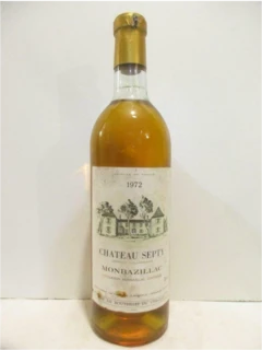 photo 1972 Monbazillac Château Septy Liquoreux Sud-Ouest