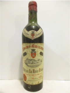 photo 1962 Saint-Émilion Château la Rose-Pourret b3 Rouge Bordeaux
