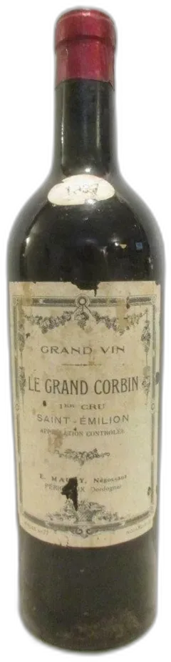 photo 1937 Saint-Émilion le Grand Corbin Premier Cru Rouge Bordeaux