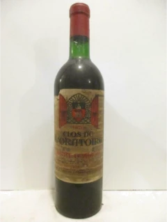 photo 1970 Saint-Émilion Clos de l’Oratoire Grand Cru Classé Étiquette Sale) Rouge Bordeaux
