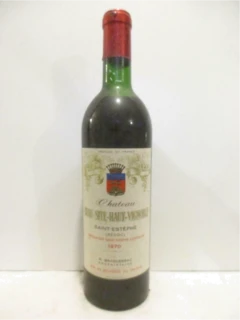 photo 1970 Saint-Estèphe Château Beau-Site-Haut-Vignoble Rouge Bordeaux