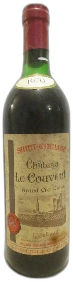 photo 1970 Saint-Émilion Château le Couvent Grand Cru Classé b2 Rouge Bordeaux