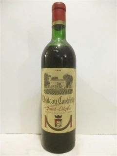 photo 1970 Saint-Estèphe Château Canteloup Rouge Bordeaux