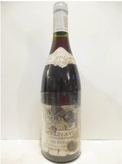 photo 1992 Moulin à Vent Pierre Dupond les Floralies Étiquette Abîmée) Rouge Beaujolais