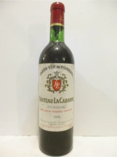 photo 1970 Pomerol Château la Cabanne Rouge Bordeaux