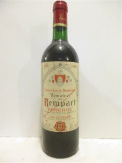 photo 1988 Pomerol Domaine du Rempart Rouge Bordeaux