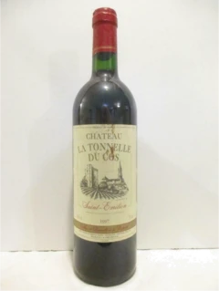 photo 1997 Saint-Émilion Château la Tonnelle du Cos Étiquette Tâchée) Rouge Bordeaux
