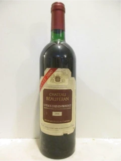 photo 1996 Coteaux d’Aix en Provence Château Beauferan les Barons Rouge Provence