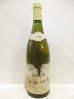 photo 1997 Pouilly-Vinzelles Cave des Grands Crus Blancs Étiquette Abîmée b2 Blanc Bourgogne